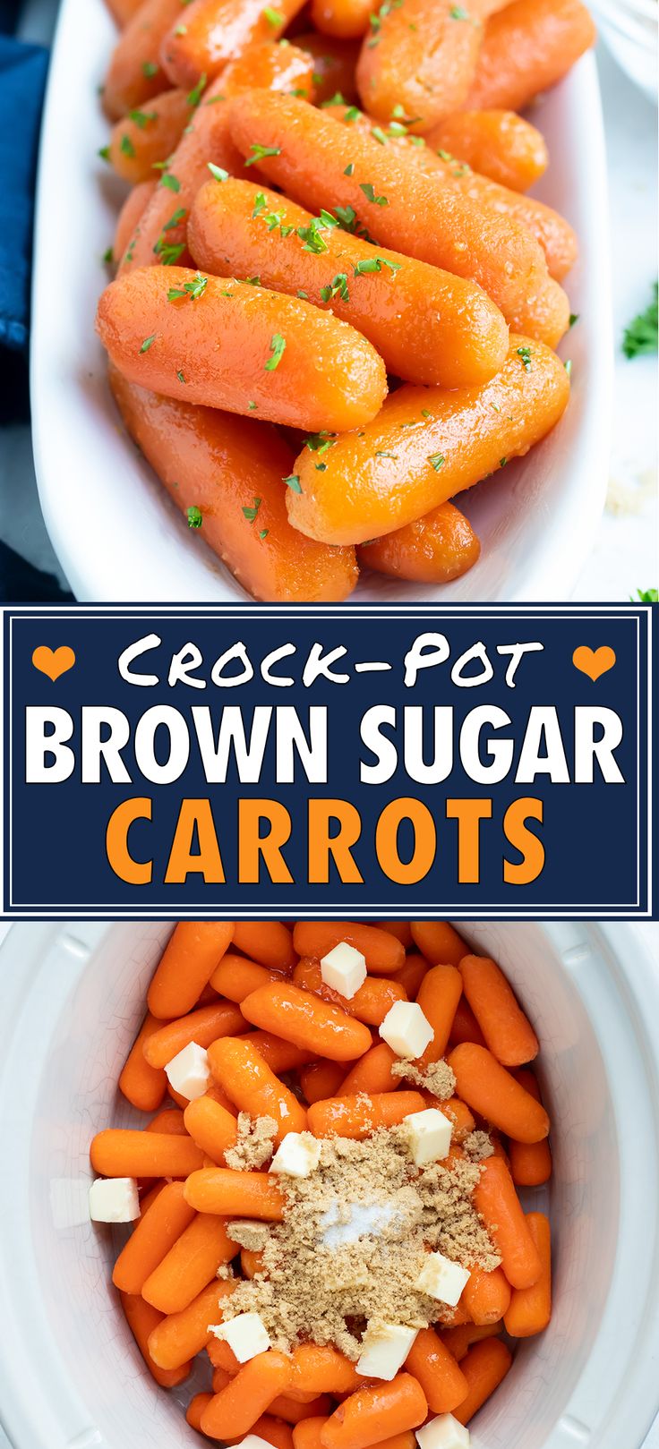 Crockpot Glazed Carrots, Brown Sugar Carrots, Sugar Carrots, Glazed Carrots Recipe, Honey Glazed Carrots, Easter Side Dishes, Easter Dishes, Easter Dinner Recipes, Crock Pot Recipes