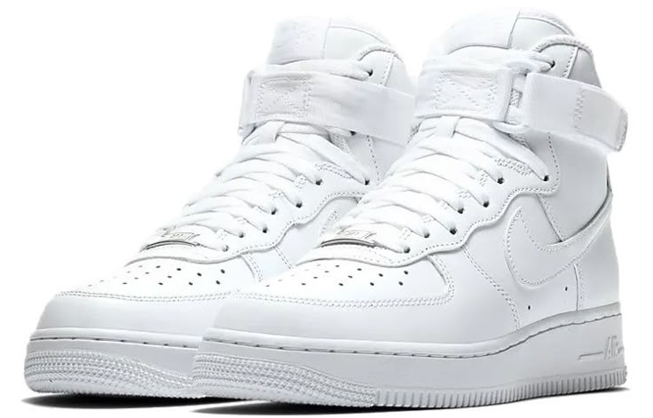 Nike Womens WMNS Air Force 1 High Triple White 334031-105 Nike Air Force High, Air Force 1 High Tops, Air Max Plus Tn, Nike Air Force 1 Mid, Nike Air Force 1 High, Nike High, Air Force 1 Mid, Air Force 1 High, Air Force One