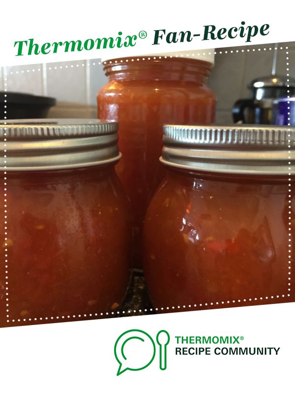 there are two jars of food on the counter with text overlay that reads thermomiia fan - recipe