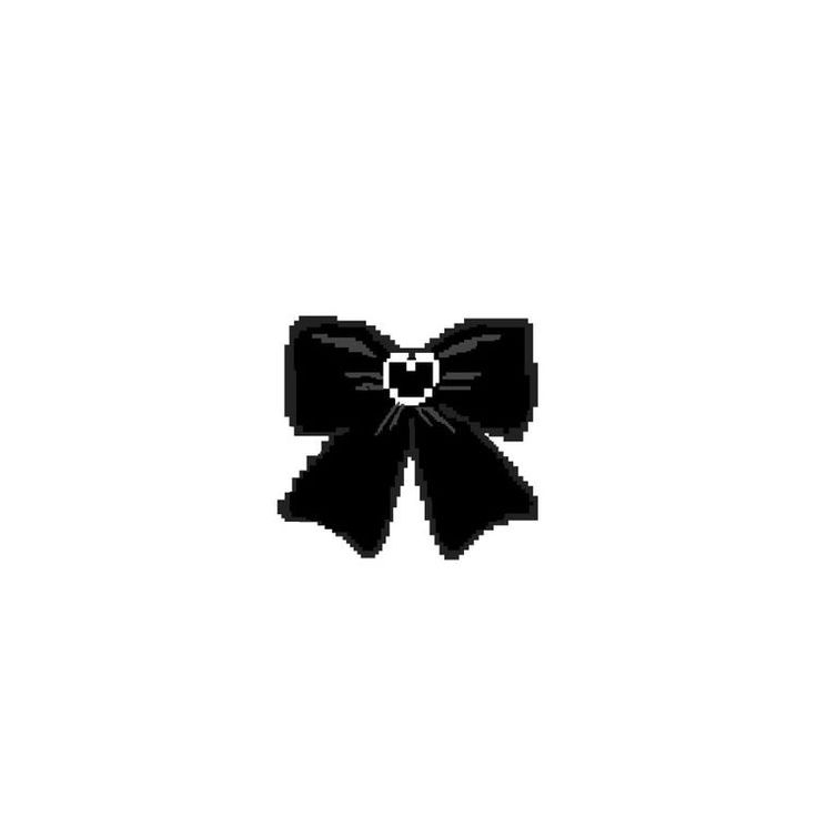 an image of a black bow on a white background