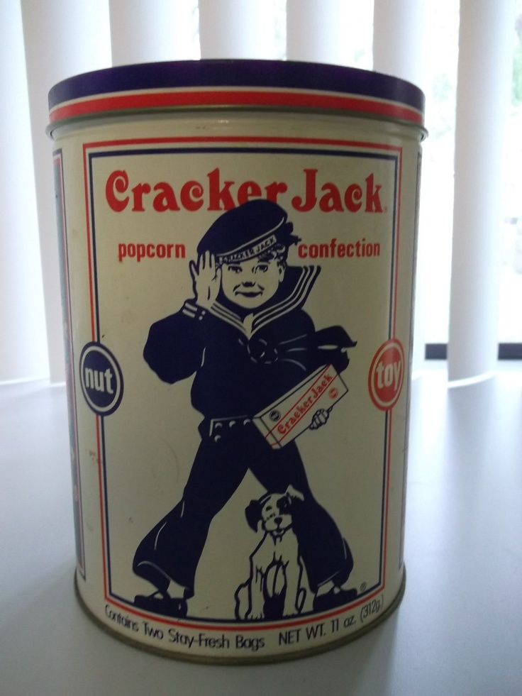 an old cracker jack can be used as a toy for the children to play with