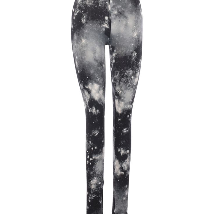 Poly Spandex Leggings In A Size Small. In Love With This Cosmic Starry Print, These Leggings Have Never Been Worn 26" Inseam 24" Waist Stretchy Material, Low Rise Waist Star Leggings, Space Galaxy, Galaxies Stars, Spandex Leggings, Stretchy Material, Low Rise, In Love, Pants For Women, Black White