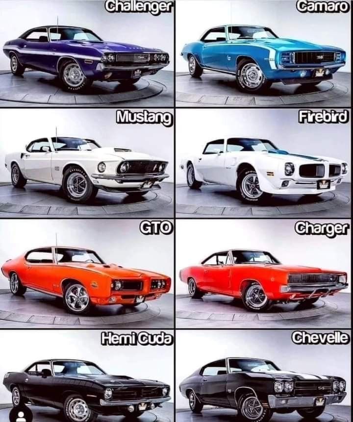 the different colors of cars are shown in this poster