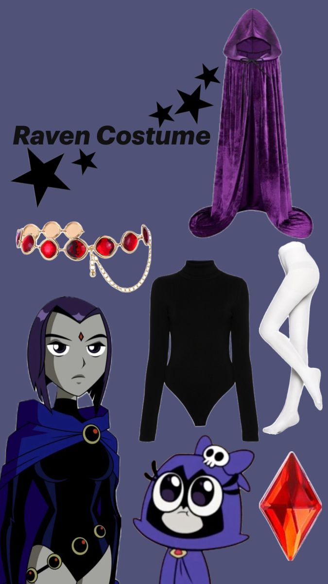 Purple teen titans Raven Halloween Costume, Raven Costume, Raven Halloween, Easy Costumes, 31 Days Of Halloween, Halloween Inspo, Cute Halloween Costumes, Cute Halloween, Halloween Costume