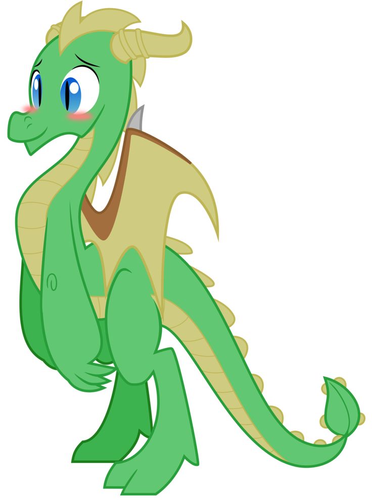 a green and yellow dragon sitting on its hind legs