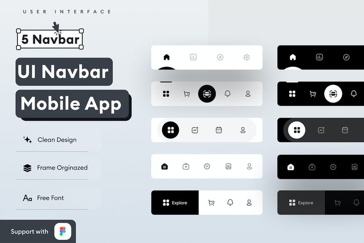 UI Navbar Mobile App Ux Design Principles, Mobile App Design Inspiration, App Home, Navigation Bar, App Design Inspiration, App Interface, Music App, App Ui Design, Ui Inspiration