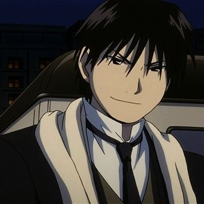 an anime character with black hair wearing a suit and tie, sitting in a car