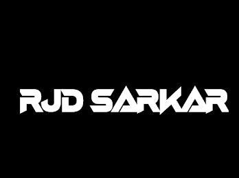 the words rud sarr are shown in white letters on a black background,