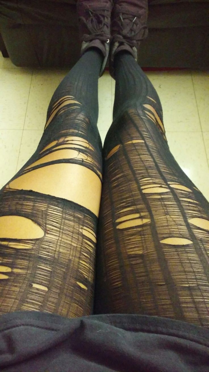 Ripped tights Skinned Knees Aesthetic, Fishnet Stockings Outfit Aesthetic, Ripped Tights Aesthetic, Emo Tights, Cockroach Costume, Ripped Tights Outfit, Distressed Tights, Ripped Socks, Torn Tights