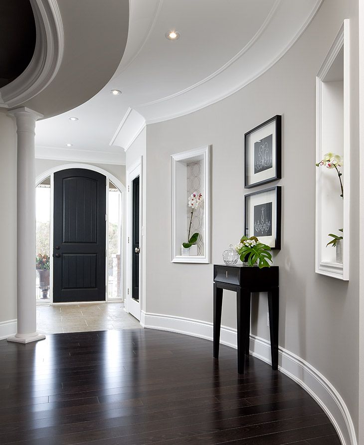 the hallway is clean and ready for us to use as an entrance way in this house