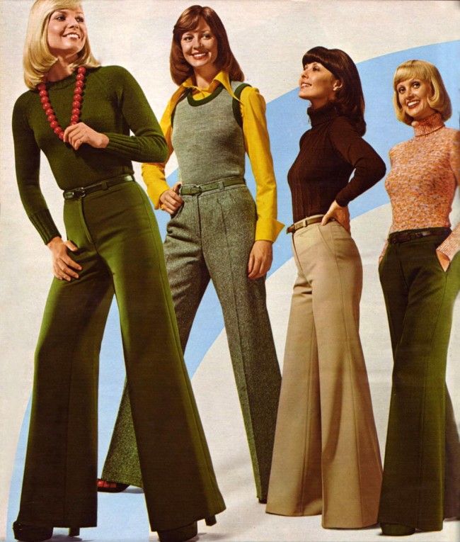 Bell Bottoms were the one of the popular styles for women in the 60s. Description from pinterest.com. I searched for this on bing.com/images Moda Z Lat 70., Colorful Photoshoot, Goth Outfit, Fashion 1970s, 60s 70s Fashion, Mode Hippie, 60s And 70s Fashion, 70s Inspired Fashion, 70s Outfits