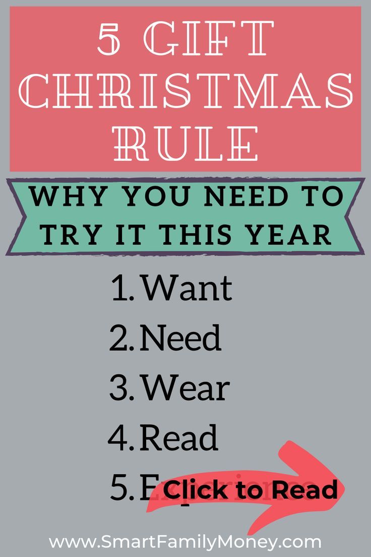 the 5 gift christmas rules that you need to try for this year's holiday