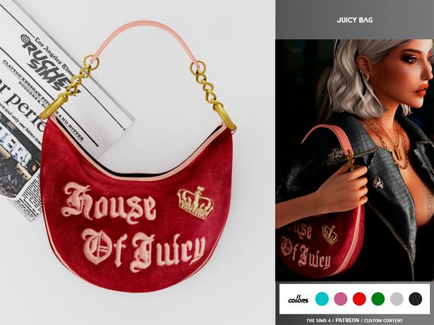 an image of a purse with the word house of gurn on it and a photo of