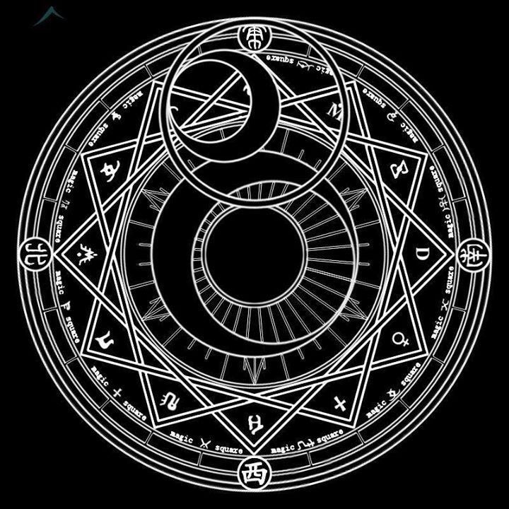 an image of a circle with three circles in the middle and arrows around it, on a black background