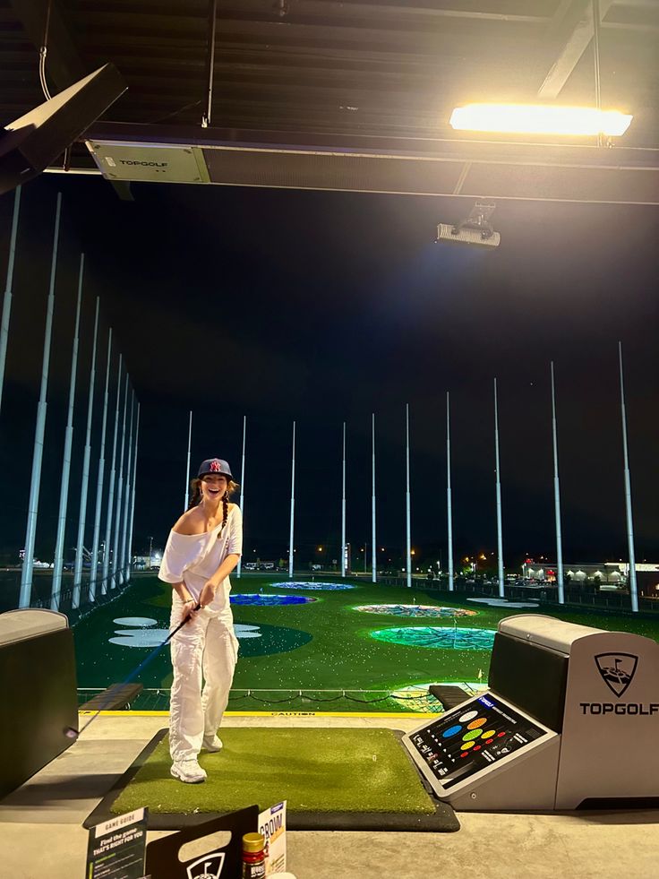 topgolf outfit vibe aesthetic white cargo pants off the shoulder cut tshirt baseball trucker hat braids hoops silver snd gold jewelry White Trucker Hat For Summer Streetwear, Topgolf Outfit, Vintage White Trucker Hat For Summer, Green Trucker Hat With Visor, Vintage White Trucker Hat For Beach, Y2k Trucker Hat Outfit, White Cargo Pants, Baseball Trucker Hat, Shoulder Cut