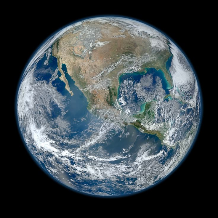 the earth as seen from space showing europe and africa on its side, with dark background