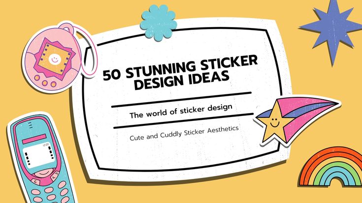 50 Stunning Sticker Design Ideas