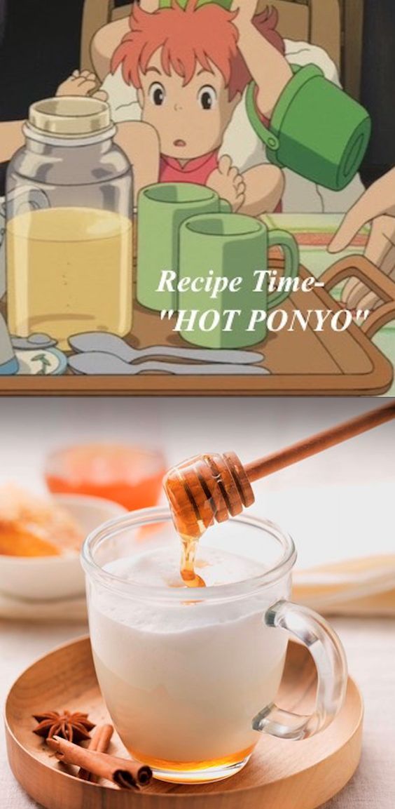 a person pouring honey into a glass cup on top of a wooden plate next to a book