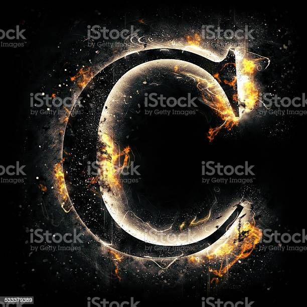 Fire Alphabet Letter C Stock Photo - Download Image Now - 2015, Abstract, Alphabet - iStock C Wallpaper, The Letter C, Aesthetic Letters, Alphabet Wallpaper, Letter C, Fire Heart, Alphabet Letters, Photo Images, Free Image