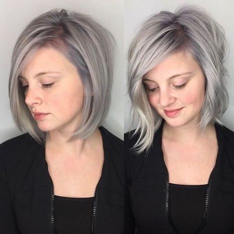 A-Line Bob For Fine Hair Line Bob, A Line Bob, Shaggy Bob, Silver Hair Color, Bob Haircut For Fine Hair, Long Bob Haircuts, Blonde Bob Cuts, Bob Hairstyles For Fine Hair, Haircuts For Fine Hair