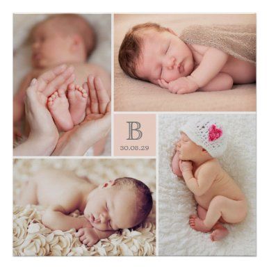 a collage of photos with baby's feet and hands on top of each other