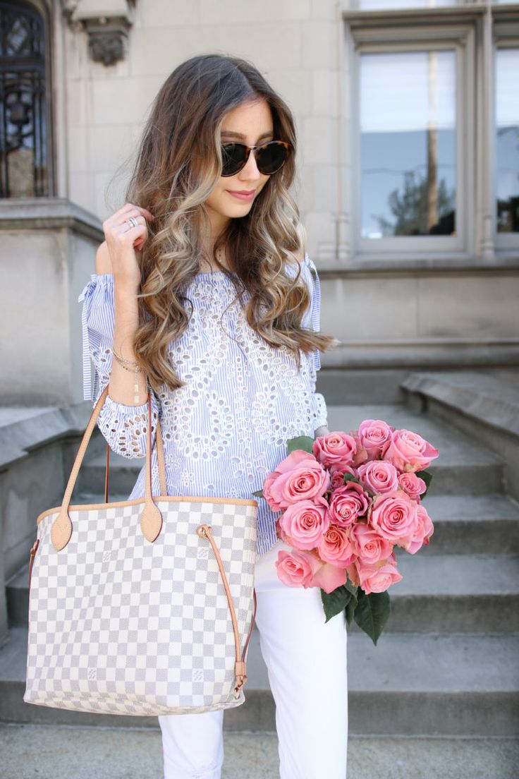 Girly Spring Outfit Spring Wardrobe, Chic Me, Louis Vuitton Bag Neverfull, Girly Fashion, Fashion Lifestyle, Spring Outfit, Spring Summer Fashion, Casual Style, Spring Outfits