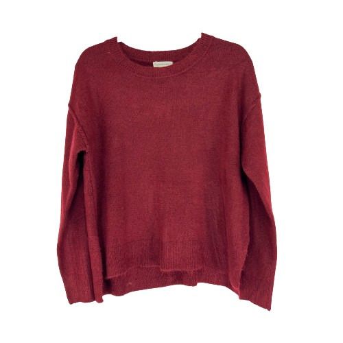 NWT Max Studio Pullover Crew Neck Sweater Garnet Long Sleeve Womens Size M Features: • Brand: Max Studio • Color: Garnet • Fit: Regular Fit • Pattern: Solid • Neck: Crew Neck • High Low Crew Neck Sweater • Occasion: Casual Wear, Work Wear • Style: High Low Sweater • Sleeve: Long Sleeve • Material: 74% Acrylic 22% Polyester 4% Spandex • Side Slit Hem Size: Womens M All Measurements Are Approximate. Length 23 in / 58 cm Bust Laying Flat 22 in / 56 cm Condition: New With Tags Tags: Nordstrom, Fall,