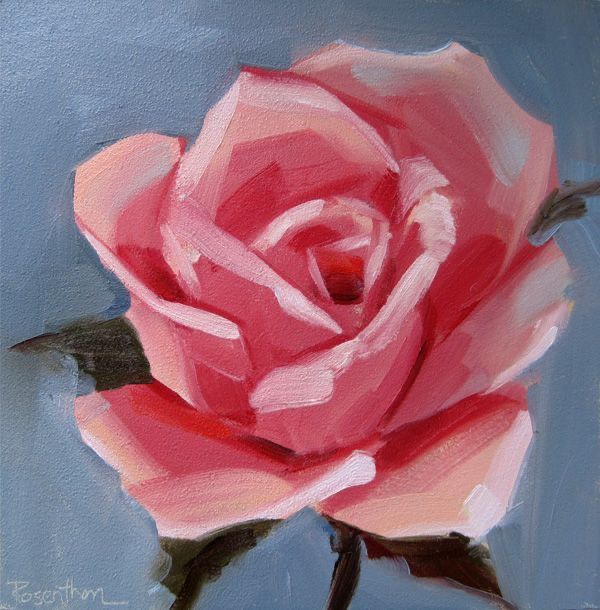 Flower Artists, Acrylic Painting Flowers, Rose Drawing, Acrylic Painting For Beginners, Acrylic Painting Tutorials, Oil Painting Flowers, Beginner Painting, Flower Art Painting, Rose Painting