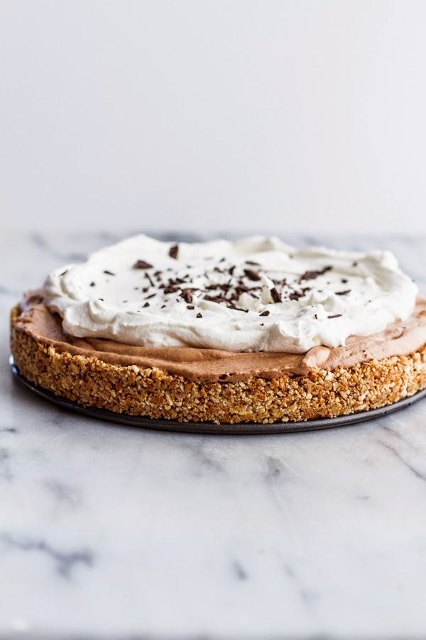 a cake sitting on top of a marble counter