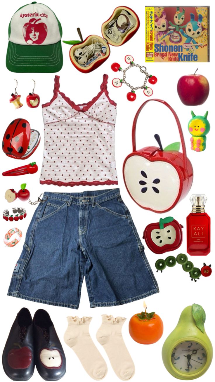 #outfitinspo #beauty #fruit #aesthetic #apple Fruit Aesthetic, Silly Clothes, Funky Outfits, Platform Loafers, Be Real, Swaggy Outfits, Mode Inspo, Really Cute Outfits, Character Outfits