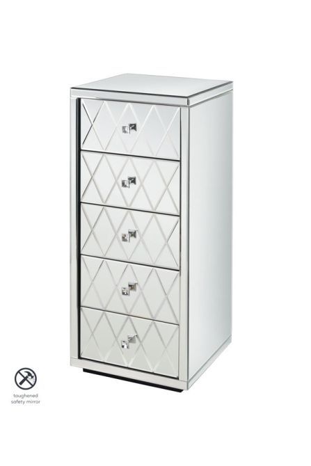 a white cabinet with three drawers on it