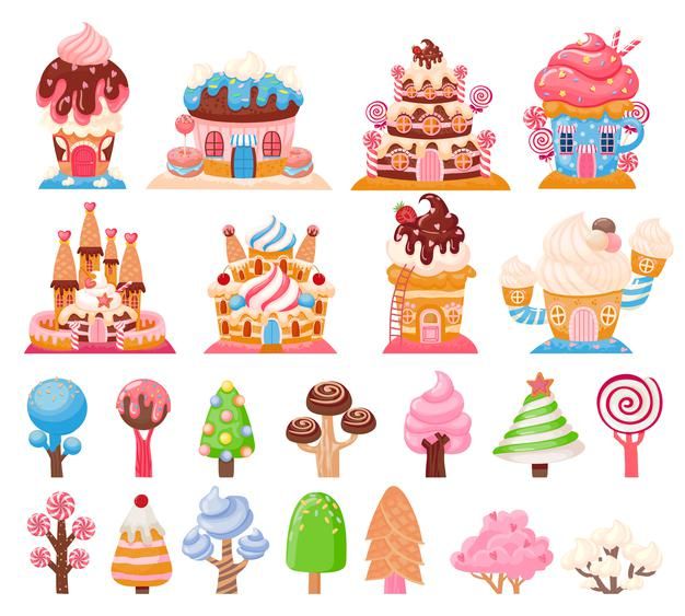 a bunch of different types of cakes and desserts