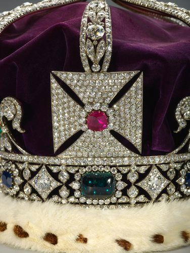 The Imperial Crown of India Delhi Durbar, Cullinan Diamond, Coronation Robes, Royal Collection Trust, Imperial Crown, King George V, Royal Crowns, British Royal Families, The Royal Collection