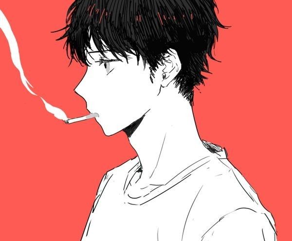 Featured image of post Anime Boy Smoking Drawing Red lips smoke drawings paintings tattoo ideas