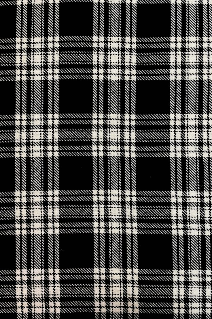 a black and white plaid pattern that is very similar to the fabric in this image