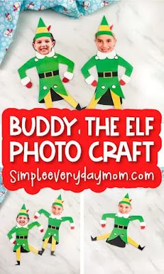 buddy the elf photo craft is on sale for $ 3 99 at simply every day mama