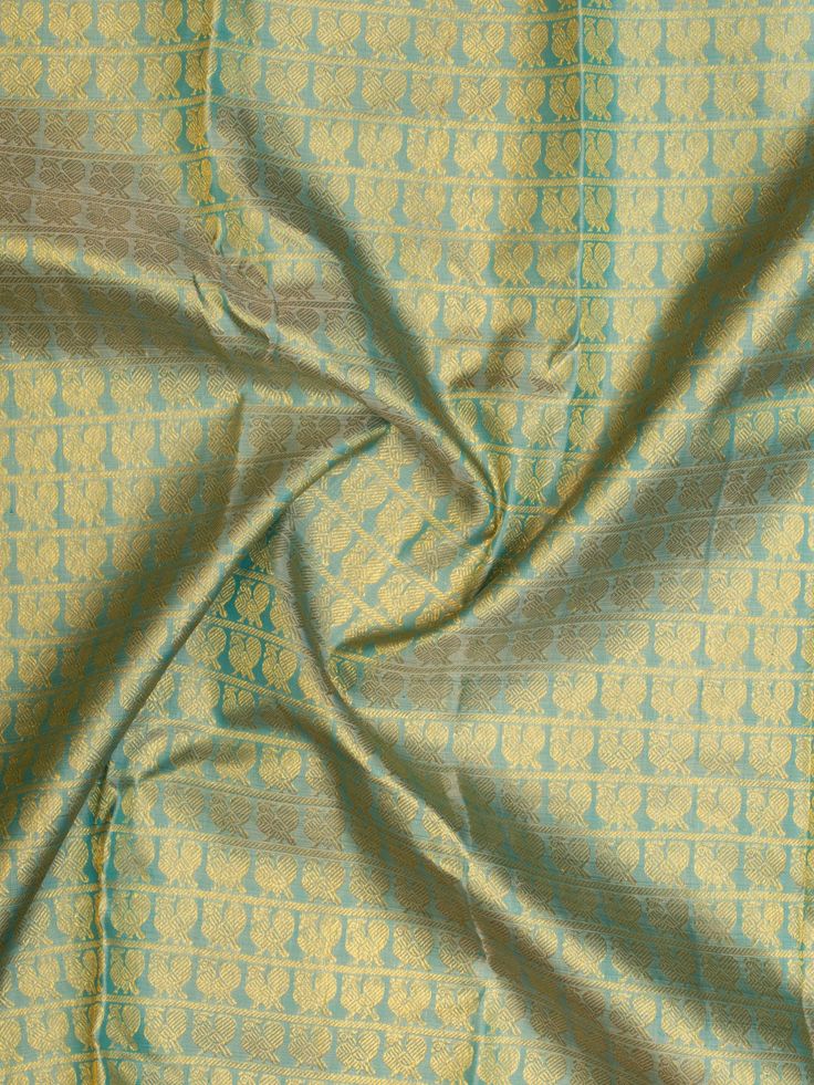 Traditional Silk Saree, Bird Motif, Kanchipuram Silk Saree, Zari Work, Teal Blue, Pure Silk, Silk Saree, Silk Sarees, Saree