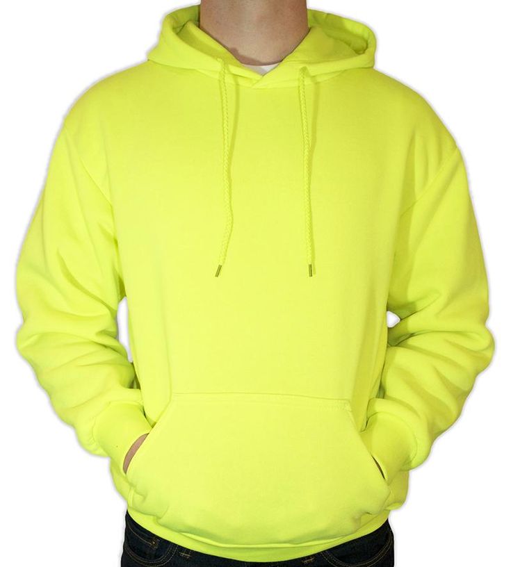 Neon Fluorescent Pull Over Hoodie w/ Draw Strings Pull Over Hoodie, The Star, The Park, Pullover Hoodie, Neon, How To Wear, Quick Saves, Clothes