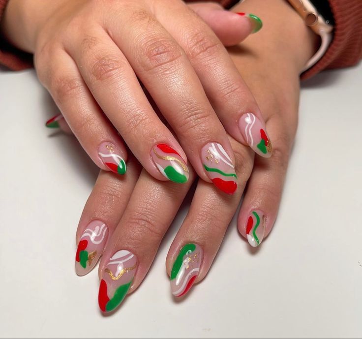 Nails With Mexican Flag, Uae Nails Art, Mexican Flag Nails, Bulgarian Flag, Mexican Nails, Uae Flag, Uñas Ideas, Flag Nails, Italy Flag