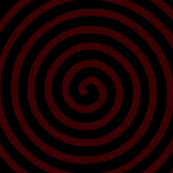 an abstract black and red spiral background