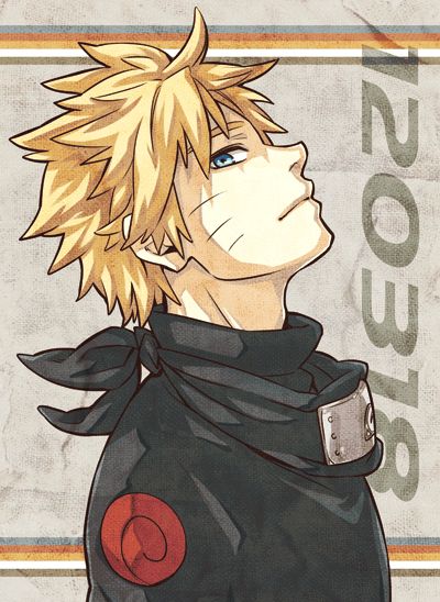 an anime character with blonde hair wearing a black coat and red buttons on his chest