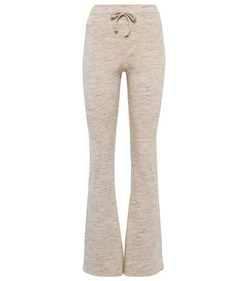 New Arrivals for Women Online - New Fashion | Mytheresa US Sweatpants Flare, Beige Sweatpants, Flared Sweatpants, Perfect Pant, The Upside, Active Wear Pants, Yoga Class, Slim Waist, Sport Pants