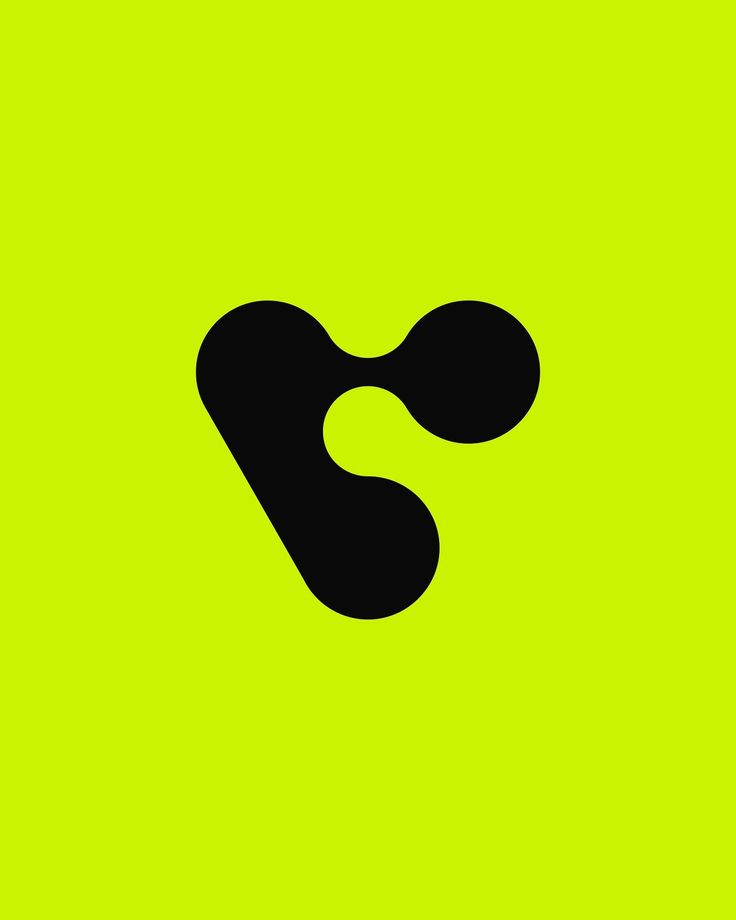 the letter s is made up of black circles on a lime green background, and it appears to be an unusual shape