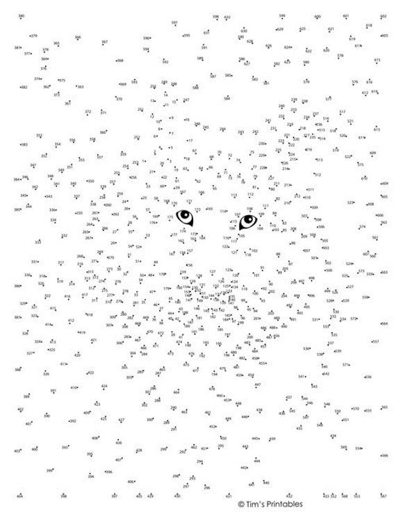 the face of a cat made up of small dots