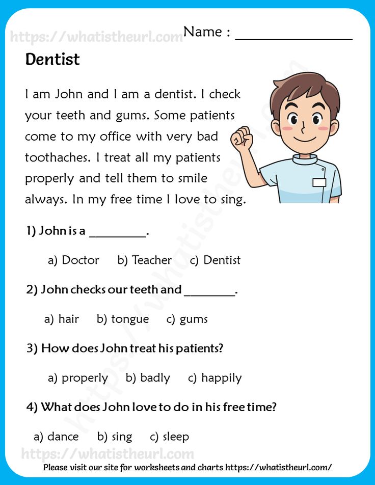 a worksheet for dental hygiene with an image of a man holding his fist up