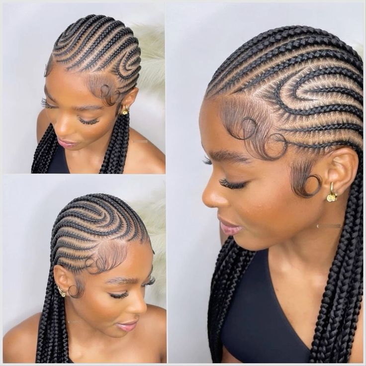 Black Straight Back Braids, Free Style Straight Back Braids, Cornrows Straight Back Styles, Braided Lines Hairstyles For Black Women Natural, Straight Back Hairstyles Braids African, Braid Lines Hairstyles African, Braided Straight Back Hairstyles, Straight Back Hairstyles 2024, Lines Braids Hairstyles