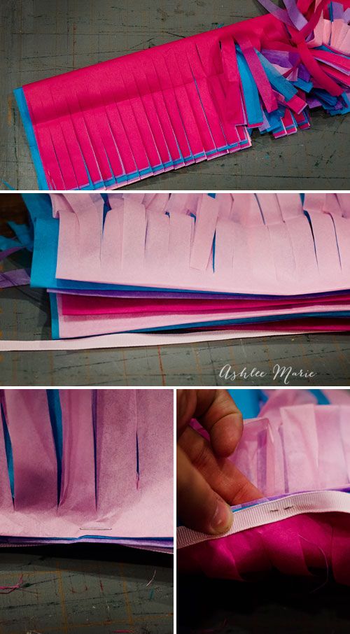 step by step instructions on how to make an origami box with tissue paper