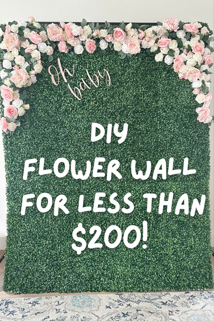 Flower wall back drop boxwood DIY for weddings showers grad graduation party PROM etc Diy Backdrop Flower Wall, Diy Photo Backdrop Greenery, How To Hang Flower Wall Backdrop, Garden Wall Wedding Backdrop Ideas, Greenery Wall Diy Wedding, Shrub Backdrop, Boxwood Flower Wall, How To Make A Flower Backdrop Wall, Photo Op Backdrop Diy