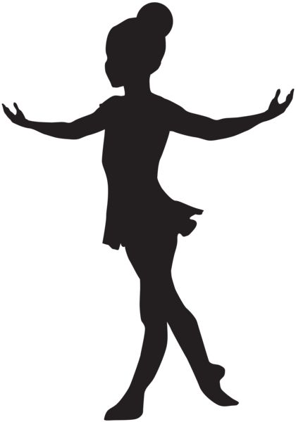 the silhouette of a woman with her arms spread out and hands outstretched in front of her