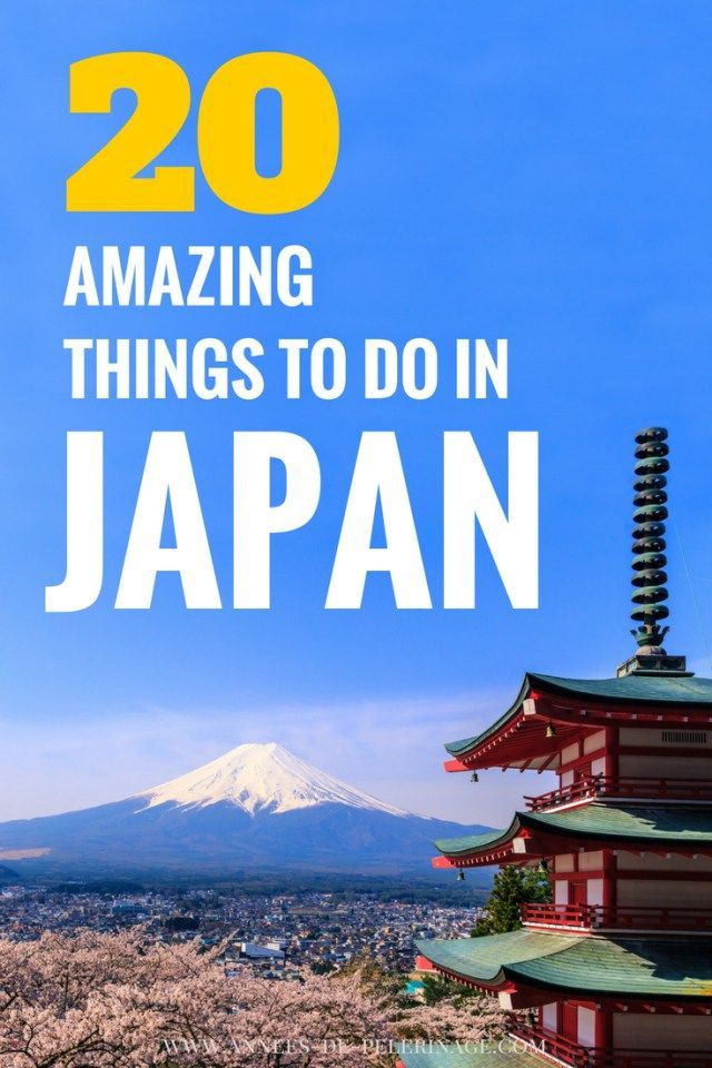 the top of a pagoda with text overlay reading 20 amazing things to do in japan